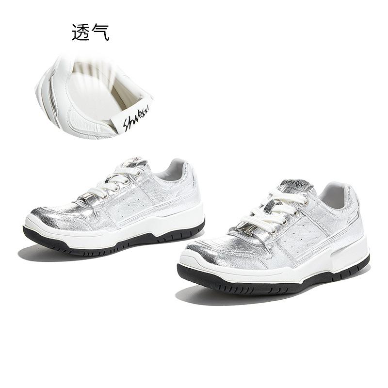 Leather little white shoes women s spring new platform shoes sports loose board shoes casual versatile flat women s shoes 40
Leather little white shoes women s spring new platform shoes sports loose board shoes casual versatile flat women s shoes 40