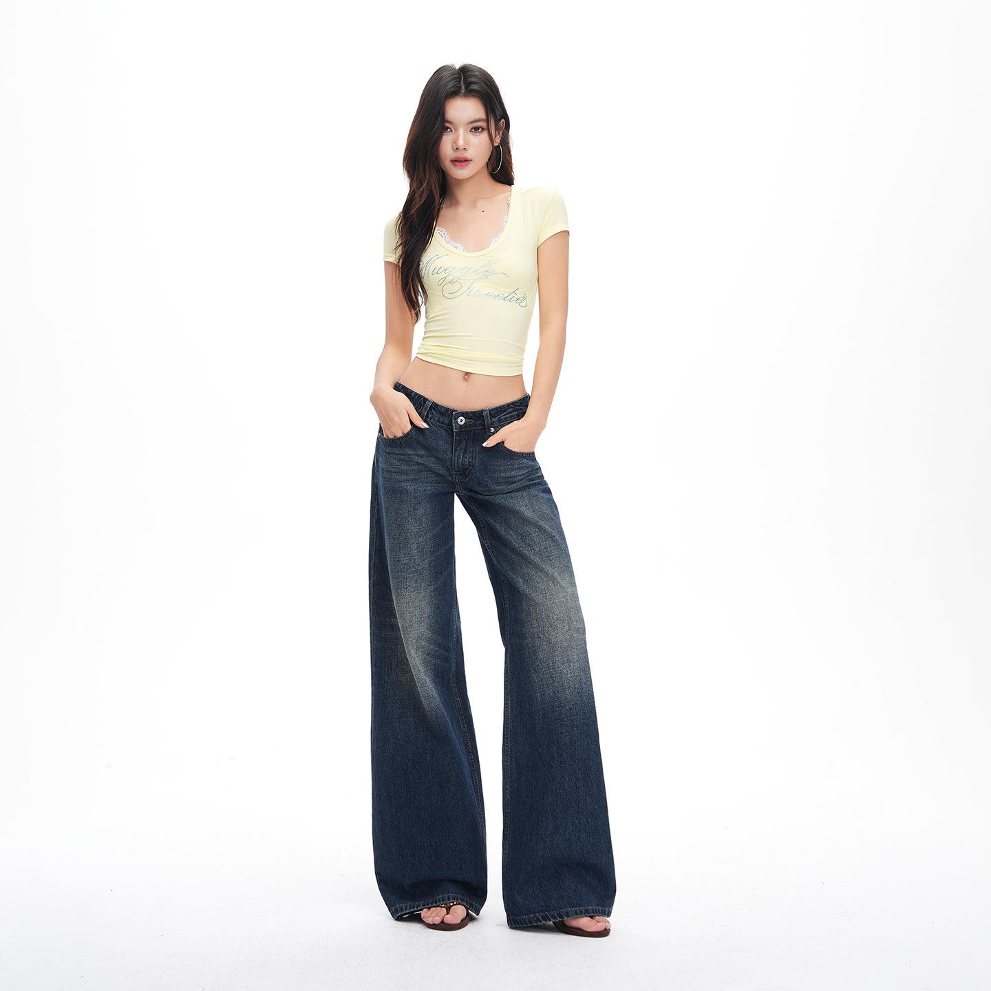 American Spicy Girl Women s Low-Rise Wide-Leg Slimming Jeans - Spring 2026 Style XS
American Spicy Girl Women s Low-Rise Wide-Leg Slimming Jeans - Spring 2026 Style XS