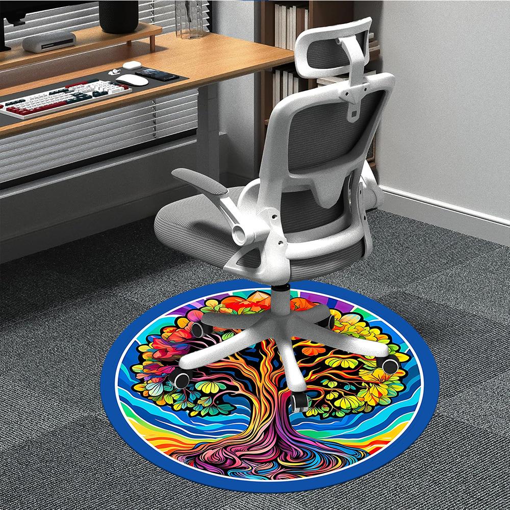 1PC Tree Life Office Round Area Rug, Indoor Mat Suitable ForOffice, Under Office Chairs Bedroom Living Room Home Decor, Room Deco, D027 80cm by 80cm
1PC Tree Life Office Round Area Rug, Indoor Mat Suitable ForOffice, Under Office Chairs Bedroom Living Room Home Decor, Room Deco, D027 80cm by 80cm