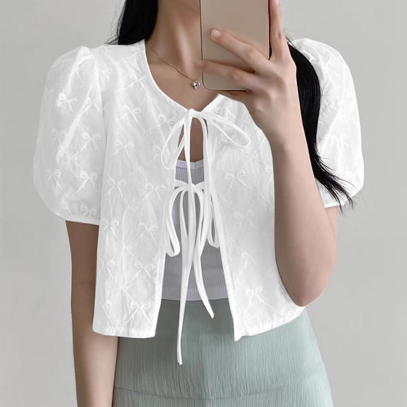 ZANZEA Women Casual Lace Up Round Neck Short Sleeve Embroidery Cardigan Tops S белый
ZANZEA Women Casual Lace Up Round Neck Short Sleeve Embroidery Cardigan Tops S белый