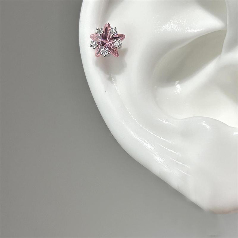 1pcs Shiny Zircon Cross Earrings for Women New Fashion Stainless Steel Ear Bone Nail Ear Accessories
1pcs Shiny Zircon Cross Earrings for Women New Fashion Stainless Steel Ear Bone Nail Ear Accessories