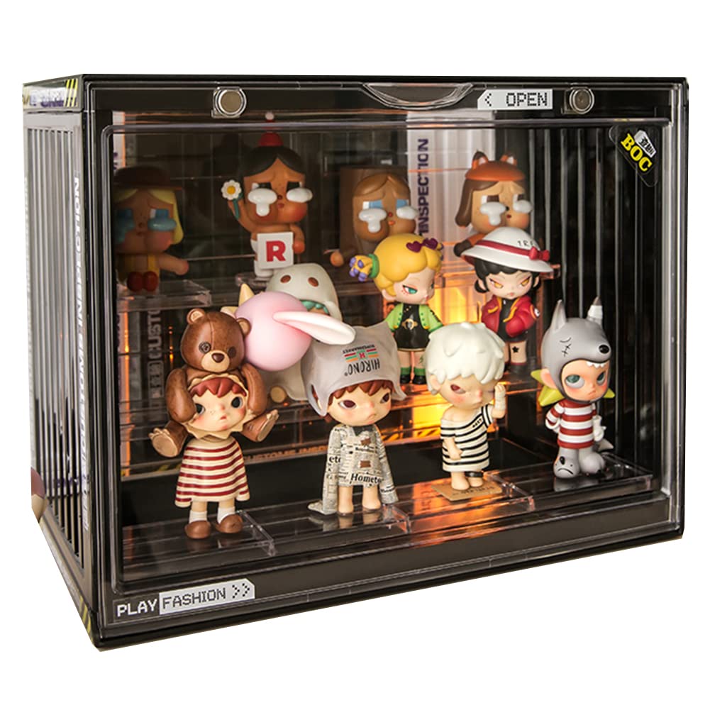 PFLife Figure Case Display Case Storage Box Figure INS Style Large Capacity Display Case Display Stand (Black L30W17H23.5cm)
PFLife Figure Case Display Case Storage Box Figure INS Style Large Capacity Display Case Display Stand (Black L30W17H23.5cm)