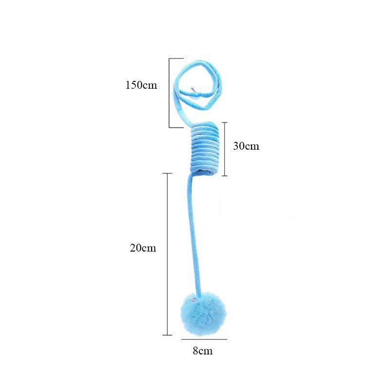 Cat toys new colored spring teasing cat ball cat self-exciting and biting suction cup hanging door rabbit hair ball
Cat toys new colored spring teasing cat ball cat self-exciting and biting suction cup hanging door rabbit hair ball