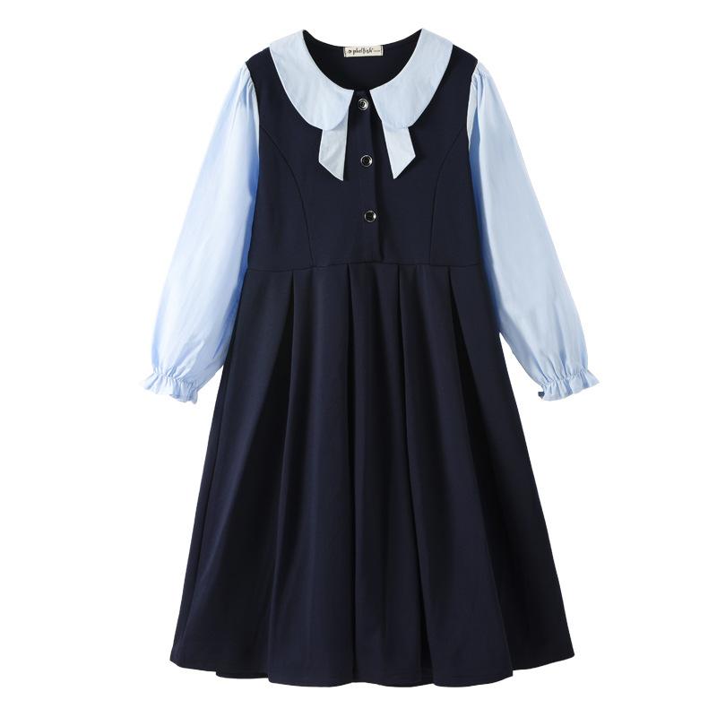 Girls Fashion Dress - Autumn Children s Princess Style Dress 120cm темно-синий
Girls Fashion Dress - Autumn Children s Princess Style Dress 120cm темно-синий