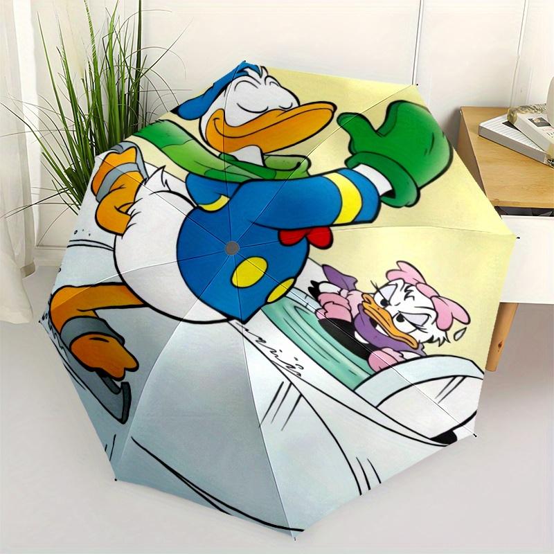 Donald Duck Ice Skating Cartoon Umbrella, Portable 3-Fold Compact Umbrella, Suitable for Camping, Hiking and Travel, Ideal Easter Birthday G
Donald Duck Ice Skating Cartoon Umbrella, Portable 3-Fold Compact Umbrella, Suitable for Camping, Hiking and Travel, Ideal Easter Birthday G