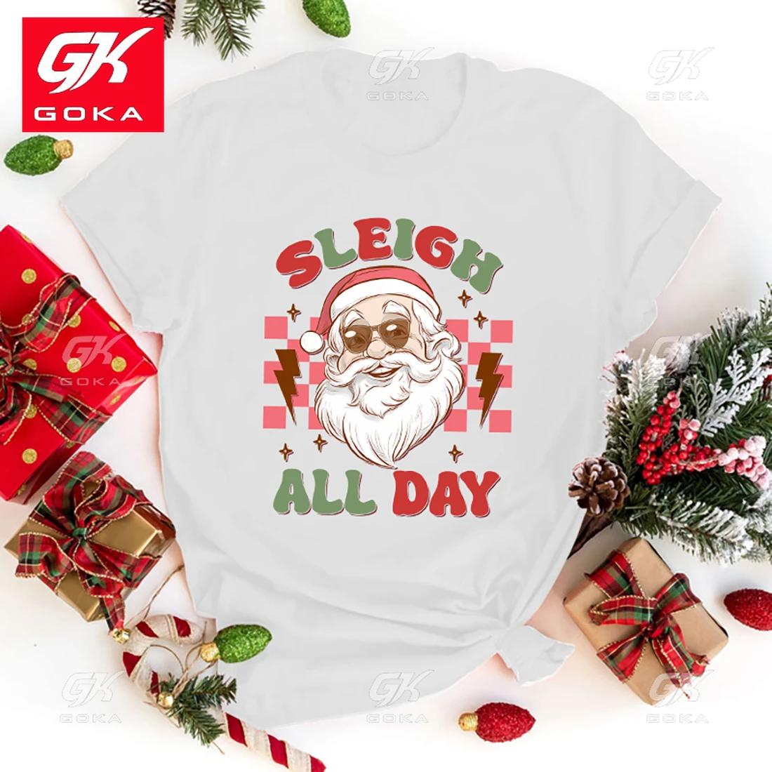 Christmas Sleigh All Day Cotton T Shirt Unisexs Womens T Shirts Cosplay Clothes Streetwear Tee Shirt Short Sleeve Casual Tops Tees S
Christmas Sleigh All Day Cotton T Shirt Unisexs Womens T Shirts Cosplay Clothes Streetwear Tee Shirt Short Sleeve Casual Tops Tees S