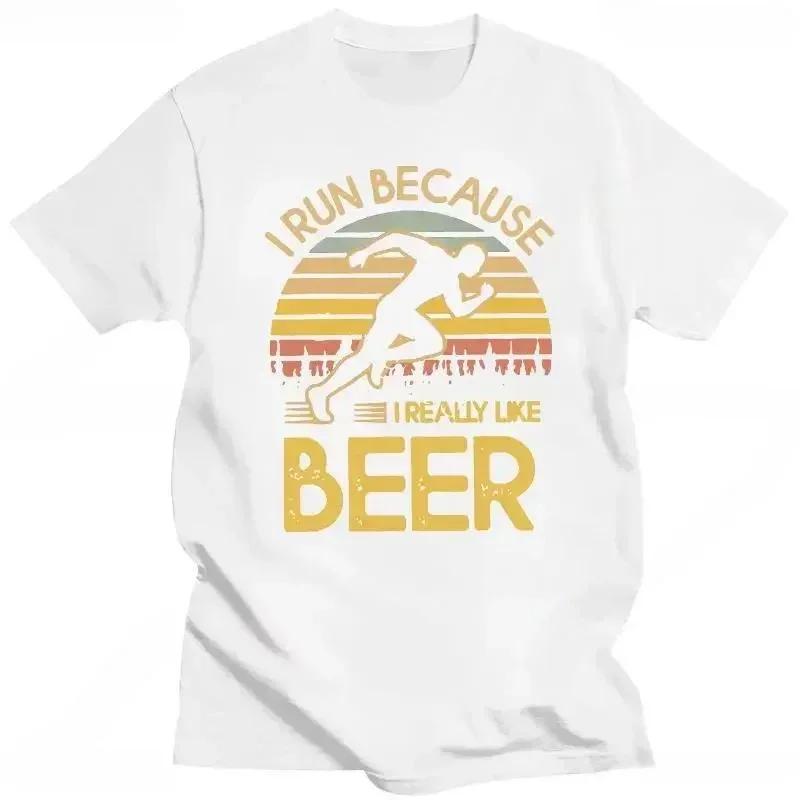New Arrival I Run Because I Really Like Beer Printed TShirt Casual Short Sleeve Harajuku TShirt Summer Style Streetwear Unisex Tee S
New Arrival I Run Because I Really Like Beer Printed TShirt Casual Short Sleeve Harajuku TShirt Summer Style Streetwear Unisex Tee S