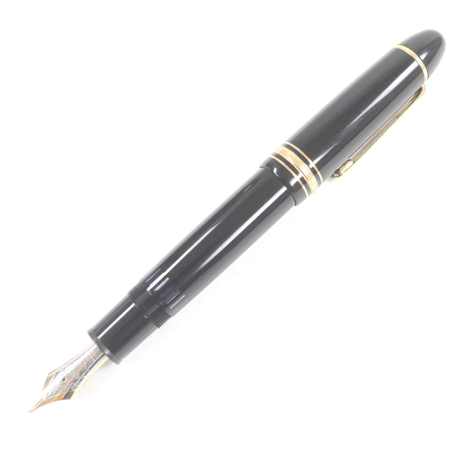 Great MONTBLANC fountain pen Meisterstck 149 Cap type Black gold 14C mens Used
Great MONTBLANC fountain pen Meisterstck 149 Cap type Black gold 14C mens Used