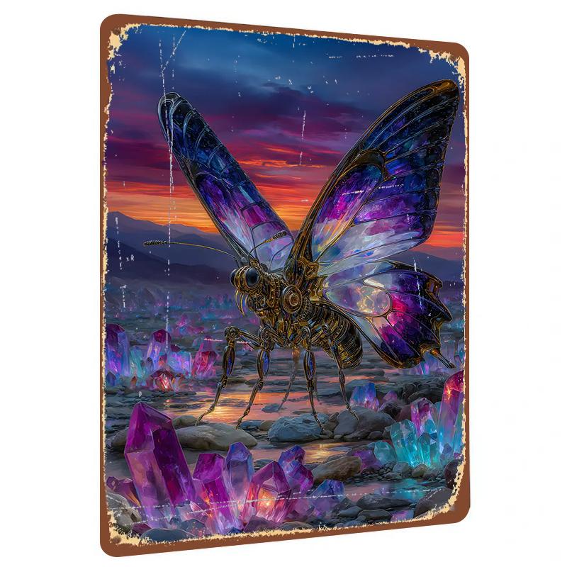 Mechanical Butterfly Metal Wall Art Modern Home Decor Creative Room Decoration for Living Room 20x30cm(7.8x11.8inch)
Mechanical Butterfly Metal Wall Art Modern Home Decor Creative Room Decoration for Living Room 20x30cm(7.8x11.8inch)