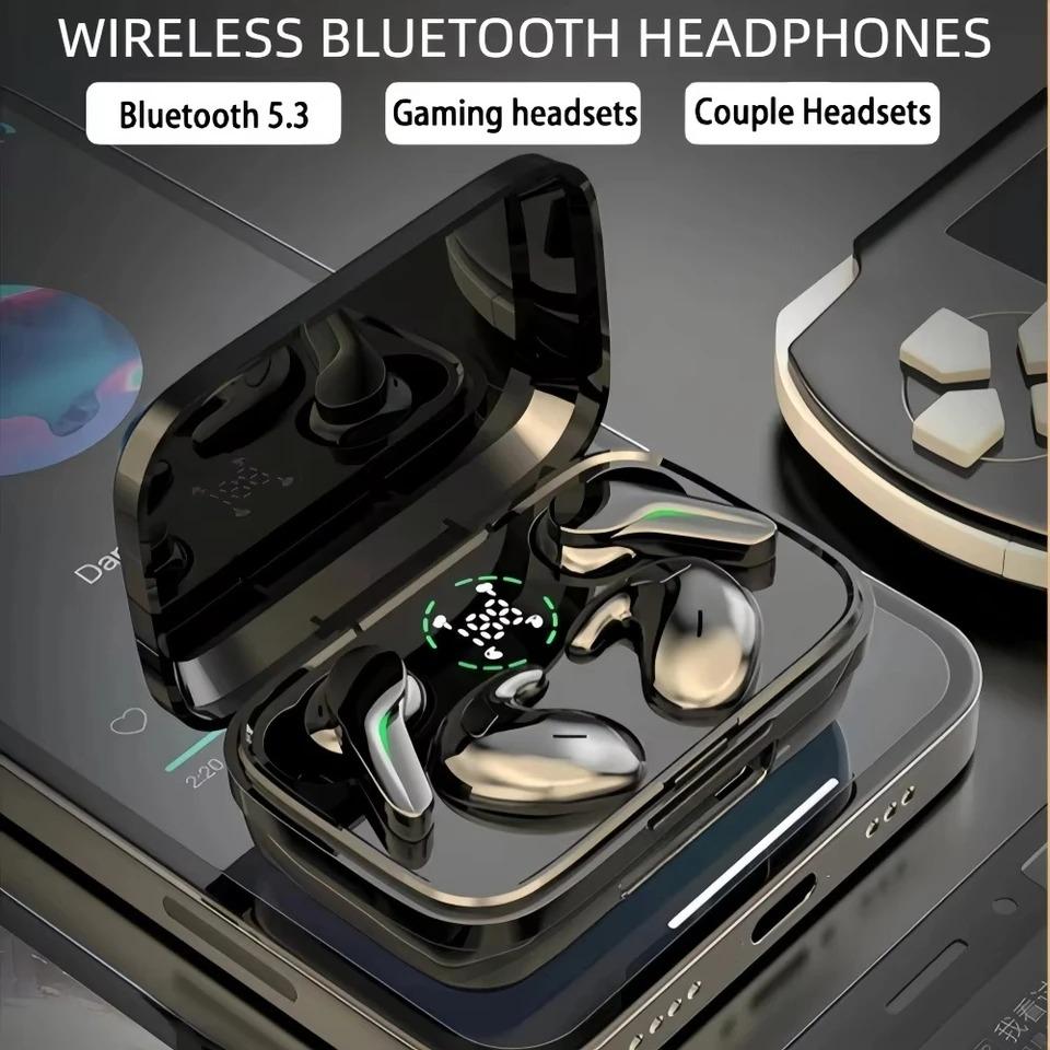 Беспроводные наушники Bluetooth 5.3 HD стереогарнитуры шумоподавляющие наушники спортивные водонепроницаемые наушники с микрофоном чёрный
Беспроводные наушники Bluetooth 5.3 HD стереогарнитуры шумоподавляющие наушники спортивные водонепроницаемые наушники с микрофоном чёрный