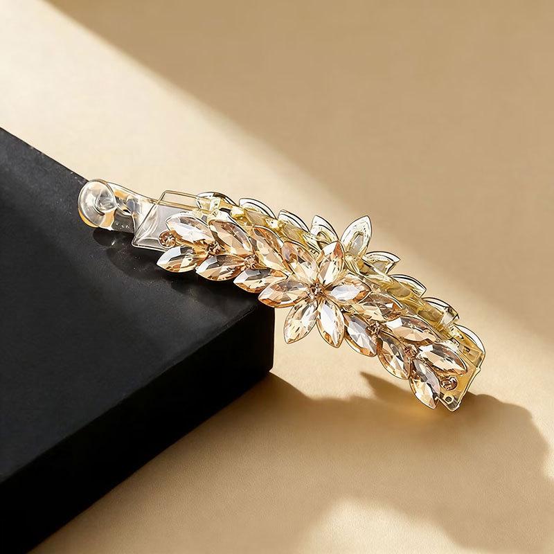 Elegant Medium Rhinestone Banana Clip: Acrylic Crystal Flower Design for Women s High Ponytail. шампанського
Elegant Medium Rhinestone Banana Clip: Acrylic Crystal Flower Design for Women s High Ponytail. шампанського