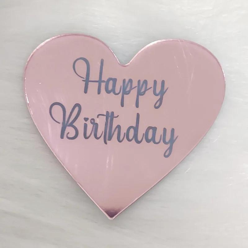 5pcs Acrylic Rose Gold Silver Happy Birthday Cake Topper Round Cupcake Toppers Wedding Party Dessert Cake Decoration Tools
5pcs Acrylic Rose Gold Silver Happy Birthday Cake Topper Round Cupcake Toppers Wedding Party Dessert Cake Decoration Tools