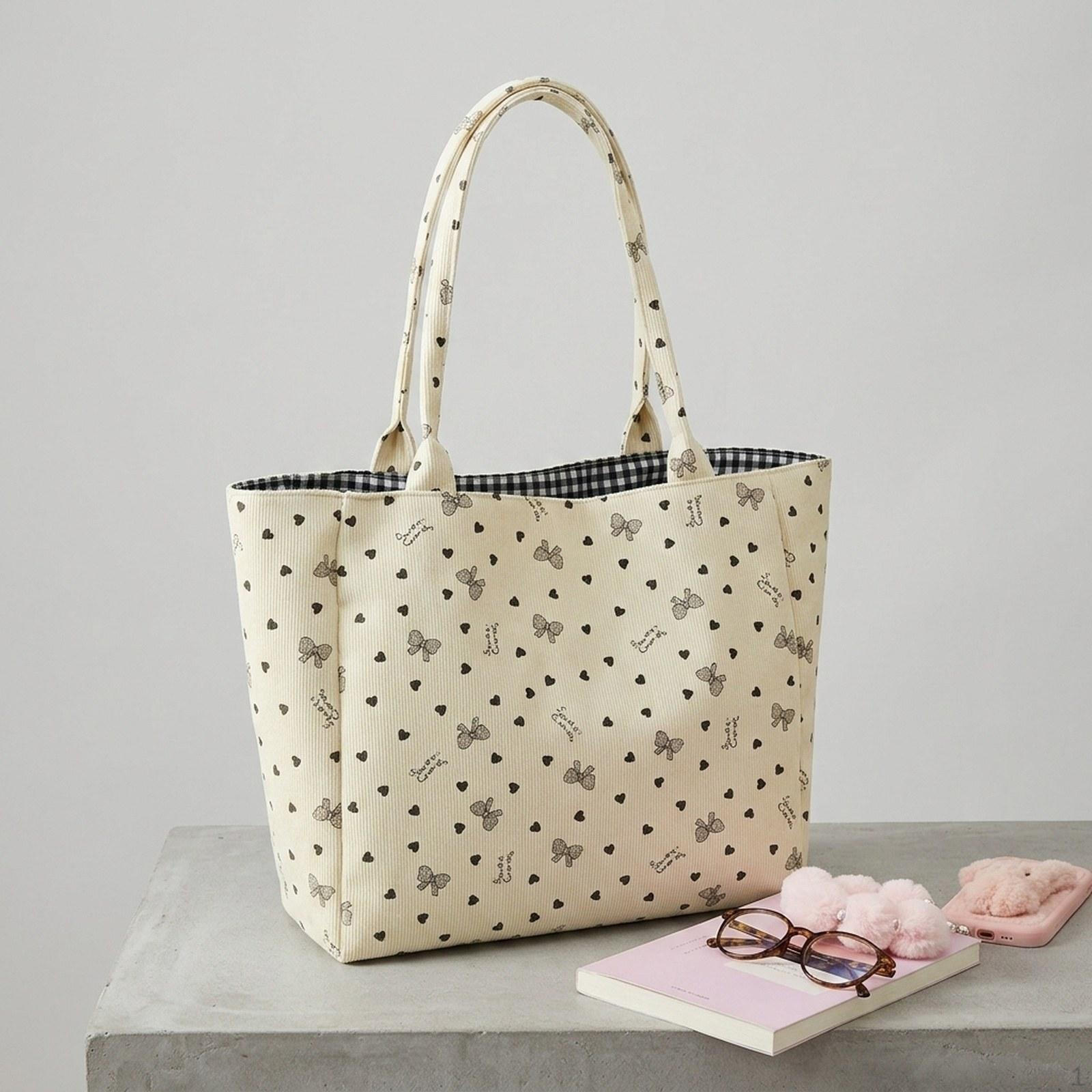 Practical Grocery Handbag for Women School Work Travel Shopping Beige White
Practical Grocery Handbag for Women School Work Travel Shopping Beige White