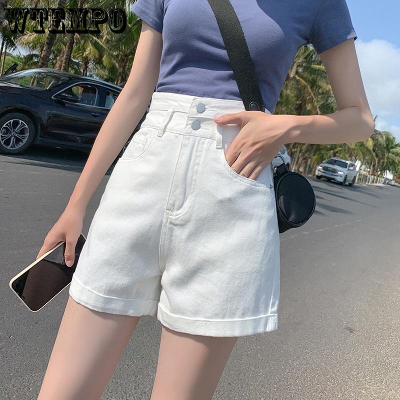 Ultra High Waisted Denim Shorts for Women Straight Leg Summer A-line Double Button Loose Rolled Edge Wide Leg Shorts S білий
Ultra High Waisted Denim Shorts for Women Straight Leg Summer A-line Double Button Loose Rolled Edge Wide Leg Shorts S білий