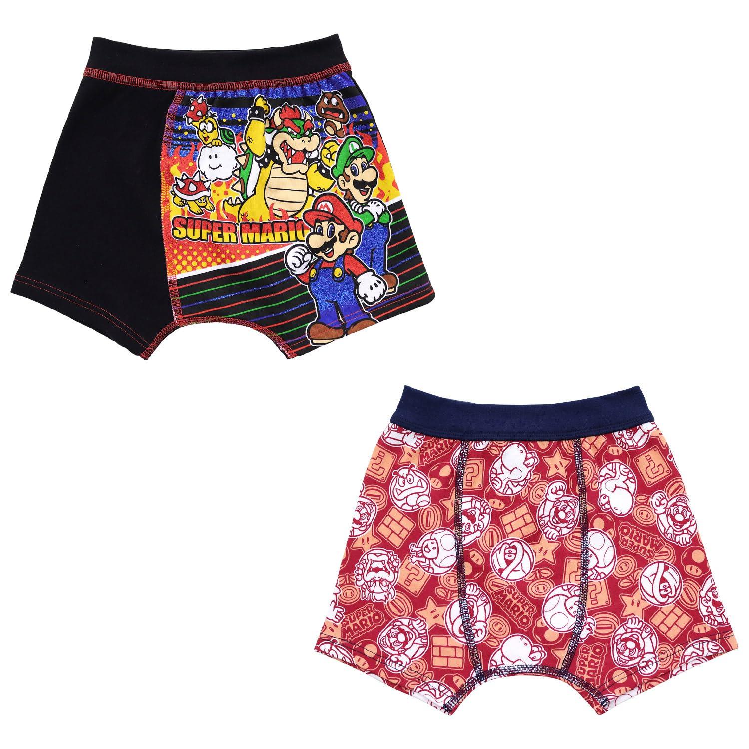 Airin Bandai Super Mario Premium Boxer Briefs, 2-Pack, Pattern A (Sizes 100cm/110cm/120cm), Boys Assorted, 572
Airin Bandai Super Mario Premium Boxer Briefs, 2-Pack, Pattern A (Sizes 100cm/110cm/120cm), Boys Assorted, 572