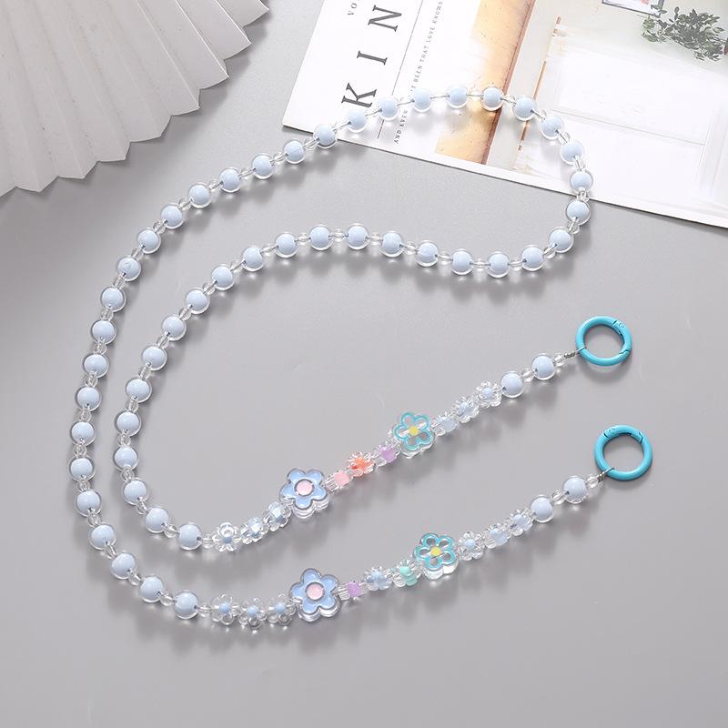 Acrylic Beaded Phone Lanyard Handmade Phone Case Chain Straps Phone Accessories синий
Acrylic Beaded Phone Lanyard Handmade Phone Case Chain Straps Phone Accessories синий