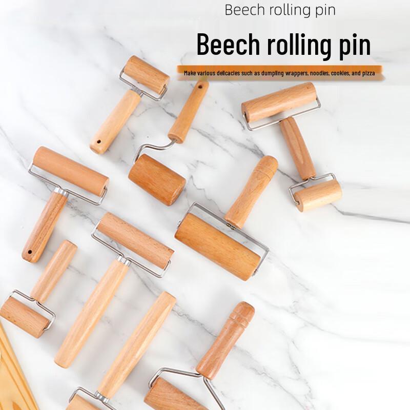 Jiwanggu Beech Wood Double-Headed Rolling Pin 5-Pack
Jiwanggu Beech Wood Double-Headed Rolling Pin 5-Pack