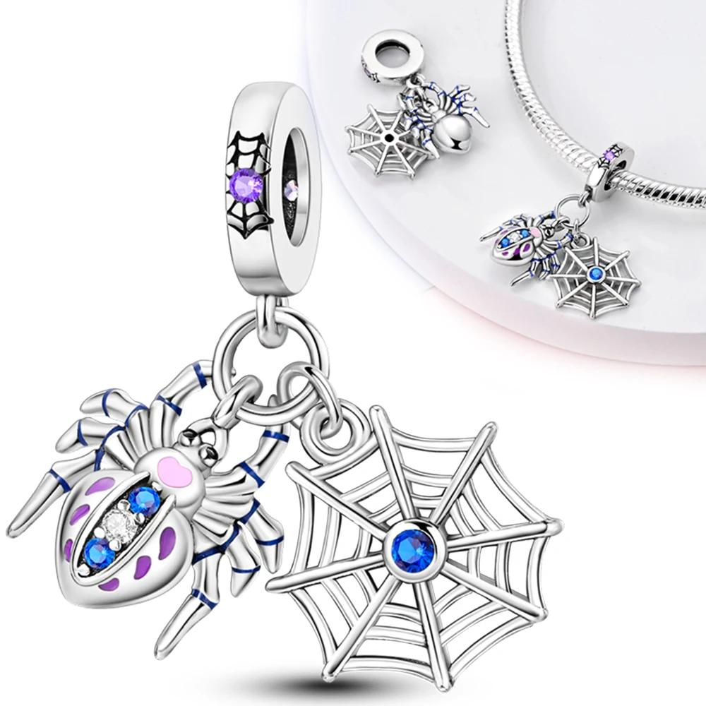 Charms Copperblue Zircon Spider And Spider Web Beads Fit Charms Plataoriginal Bracelet Beads Women Jewellery Making
Charms Copperblue Zircon Spider And Spider Web Beads Fit Charms Plataoriginal Bracelet Beads Women Jewellery Making