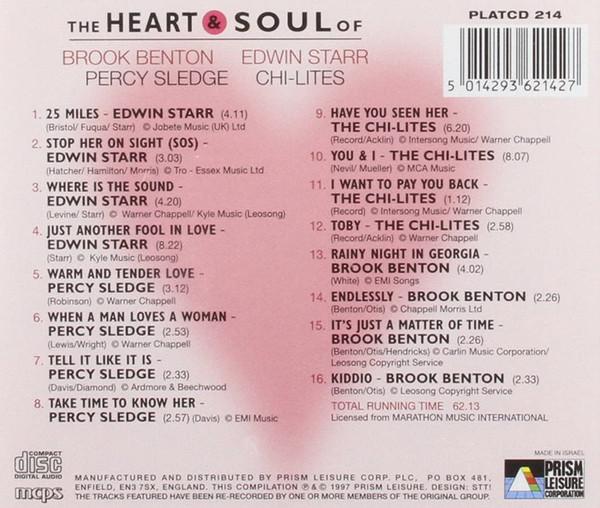 CD VARIOUS Heart Soul Of... PLATCD214 Prism 1997 UK SoulFunk Used
CD VARIOUS Heart Soul Of... PLATCD214 Prism 1997 UK SoulFunk Used