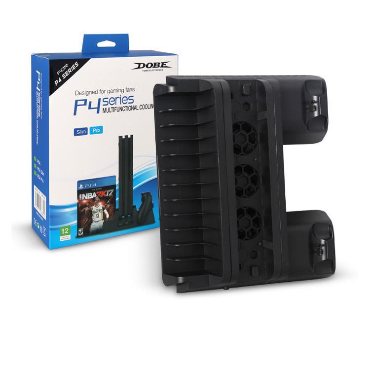 Охлаждающая подставка PS4/SLIM/PRO: Многофункциональная подставка с вентилятором, держателем для дисков и двойным зарядным устройством. чёрный
Охлаждающая подставка PS4/SLIM/PRO: Многофункциональная подставка с вентилятором, держателем для дисков и двойным зарядным устройством. чёрный
