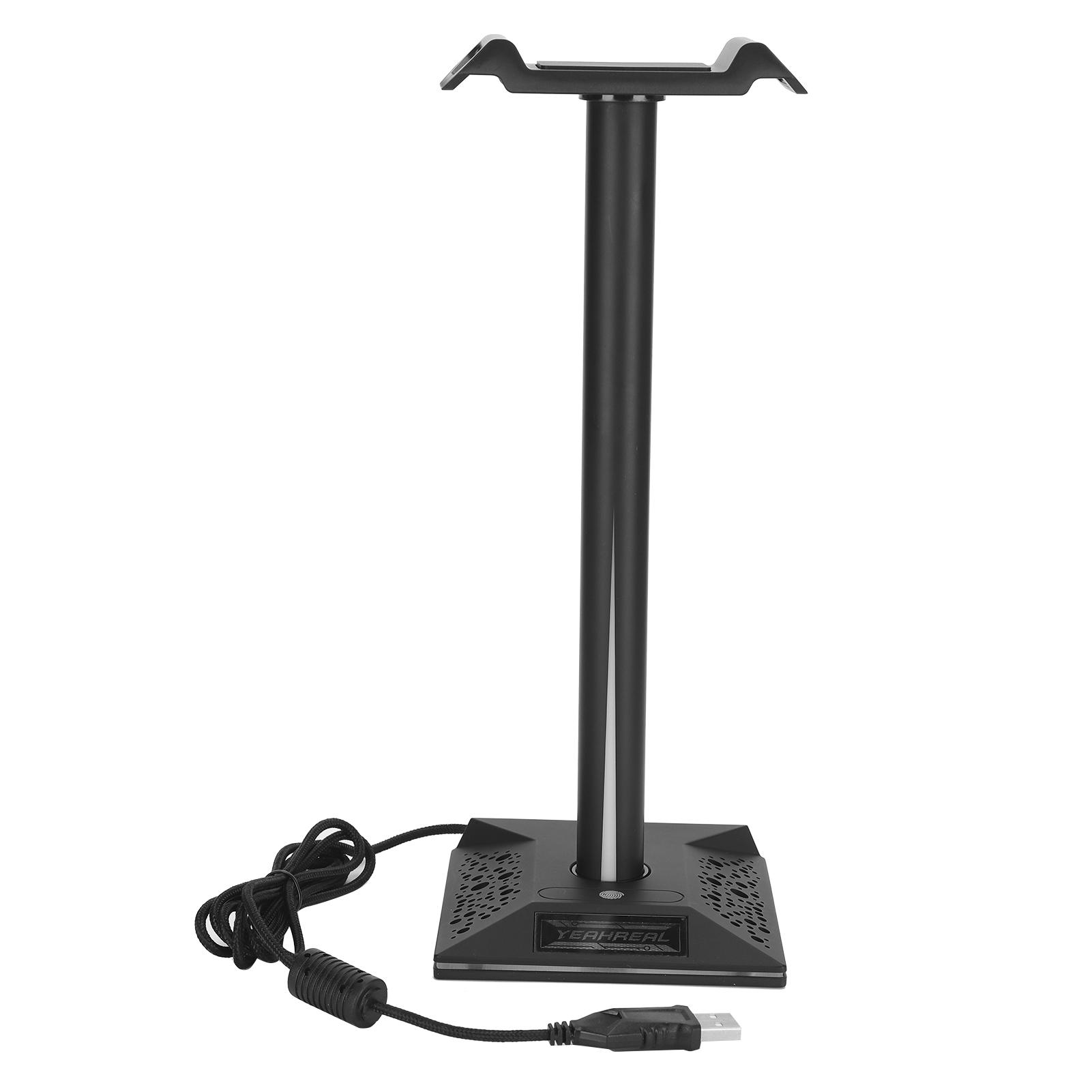 Light Effect Touch Headset Bracket Dimming RGB with Dual USB Interface 3.5mm Audio
Light Effect Touch Headset Bracket Dimming RGB with Dual USB Interface 3.5mm Audio
