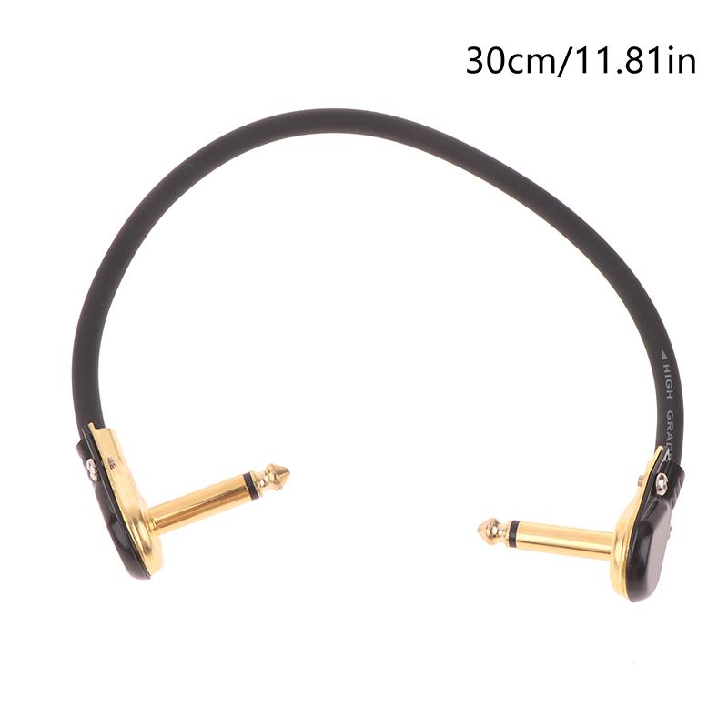 1Pc Guitar Patch Cables Right Angle 15/30Cm 1/4 Guitar Cable For Guitar Effect Pedals Patch Cord Audio Cable 30CM
1Pc Guitar Patch Cables Right Angle 15/30Cm 1/4 Guitar Cable For Guitar Effect Pedals Patch Cord Audio Cable 30CM