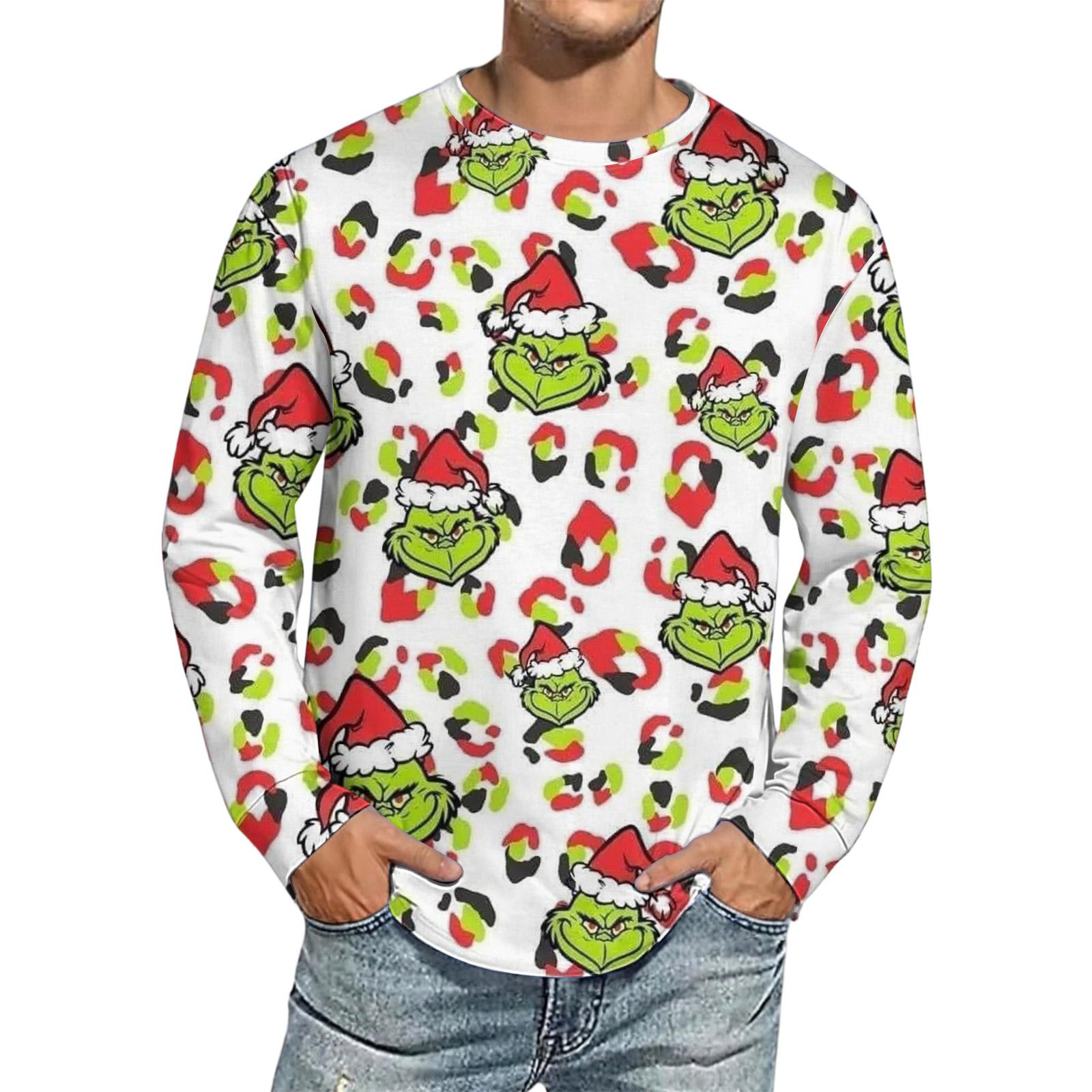 Men s Christmas Printed Imitation Cotton Long-sleeved Shirt XXL білий
Men s Christmas Printed Imitation Cotton Long-sleeved Shirt XXL білий