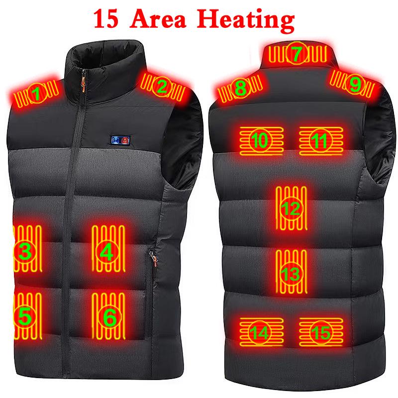 Eleventh District Unisex Heated Patchwork Vest with Charging and Constant Temperature Control 3XL
Eleventh District Unisex Heated Patchwork Vest with Charging and Constant Temperature Control 3XL