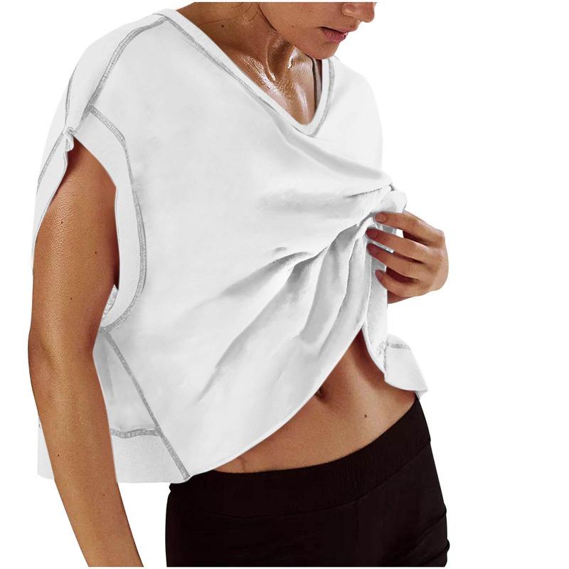 women loose fit workout t shirt v neck short sleeve athletic top S білий
women loose fit workout t shirt v neck short sleeve athletic top S білий