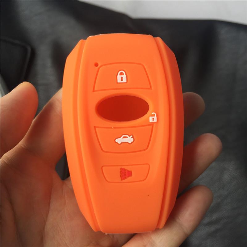 Silicone rubber car key case cover for subaru Legacy impreza forester xv trezia BRZ wrx levorg 3button key case помаранчевий
Silicone rubber car key case cover for subaru Legacy impreza forester xv trezia BRZ wrx levorg 3button key case помаранчевий