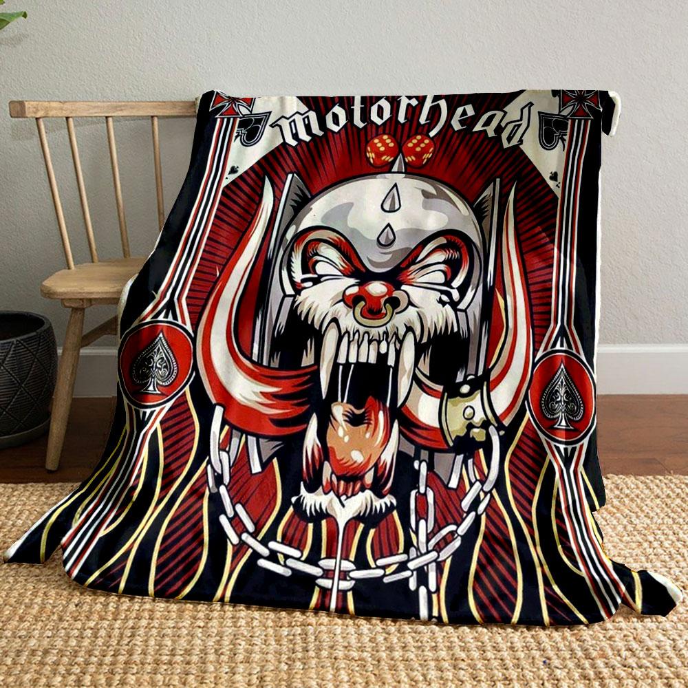 Motorhead Skull Chain Blanket bedroom Blanket for Livingroom Couch lunch break Soft Cozy throw for Friend s festival Gift 80cm x 120cm
Motorhead Skull Chain Blanket bedroom Blanket for Livingroom Couch lunch break Soft Cozy throw for Friend s festival Gift 80cm x 120cm