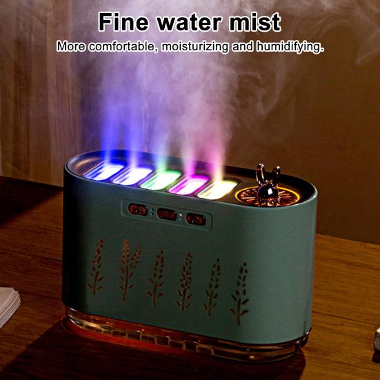 Air Humidifier with Music Sync RGB Lights Large Water Tank USB-Powered Desktop Aromatherapy Machine Essential Oil Diffuser 1 Set
Air Humidifier with Music Sync RGB Lights Large Water Tank USB-Powered Desktop Aromatherapy Machine Essential Oil Diffuser 1 Set