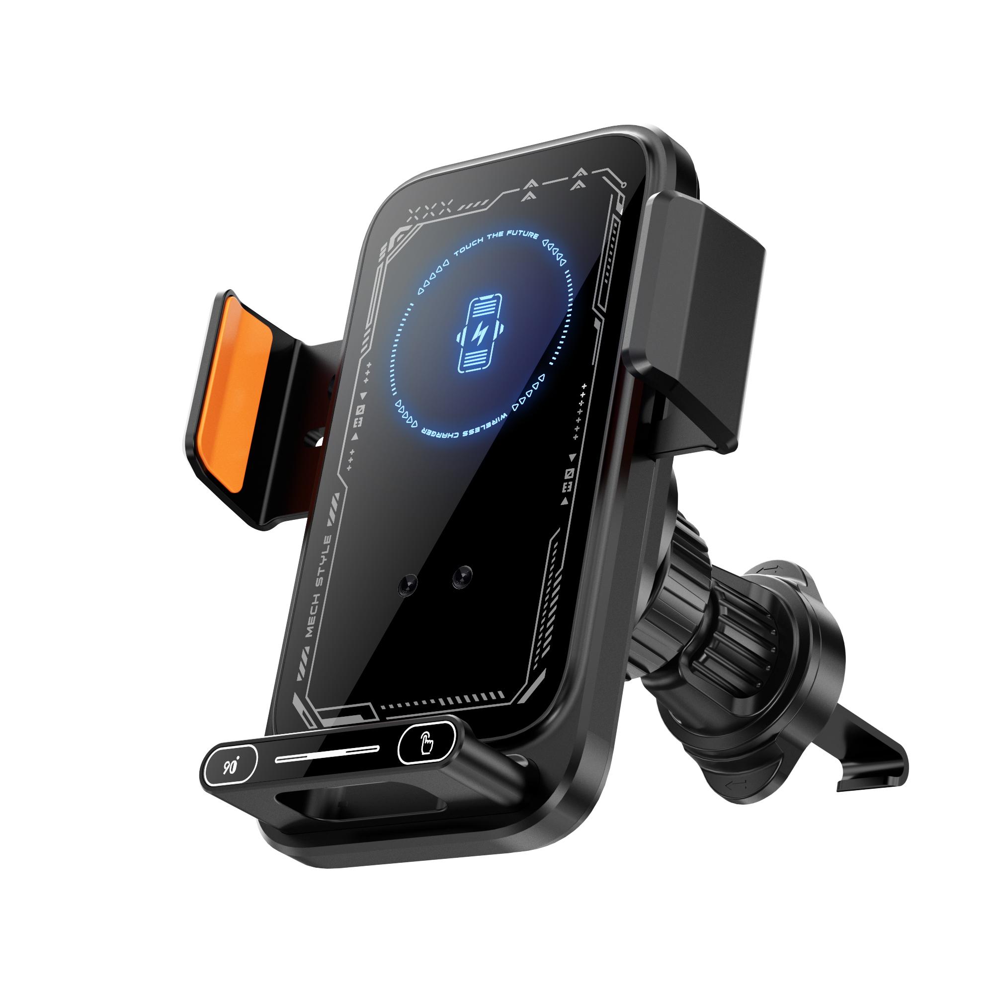 Smart Sensing Car Phone Holder 15W Qi Wireless Charging Motorized Rotation One-Touch Release & Clamping Rotatable Cable Port чёрный
Smart Sensing Car Phone Holder 15W Qi Wireless Charging Motorized Rotation One-Touch Release & Clamping Rotatable Cable Port чёрный