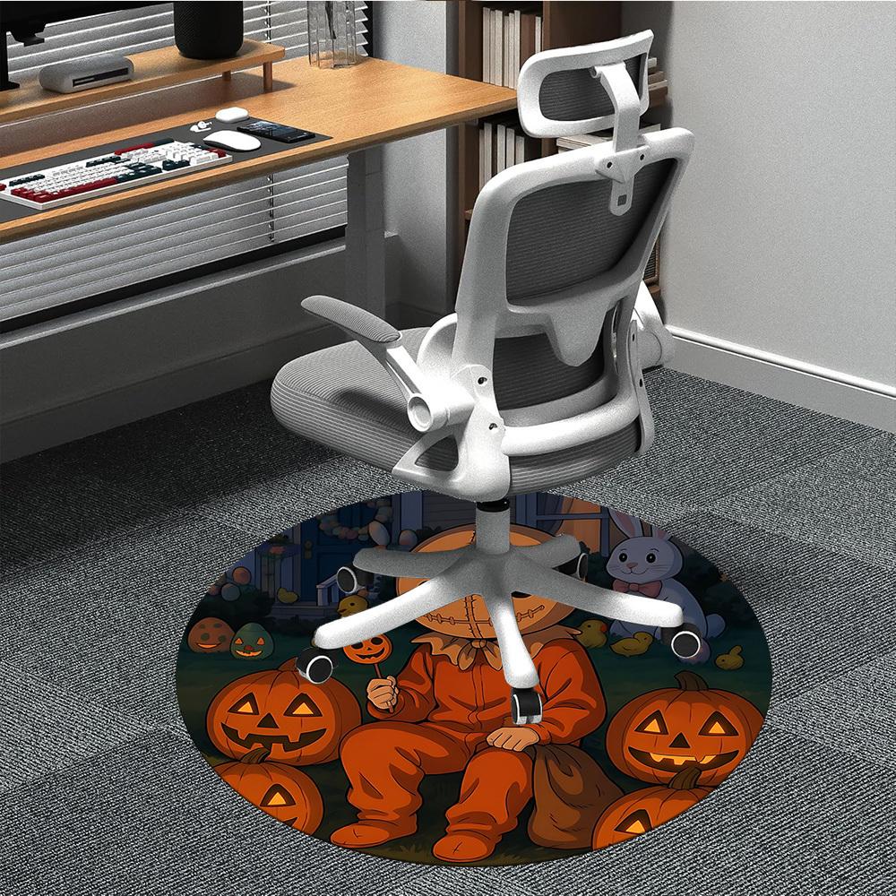 1pc Pumpkin Scarecrow Office Round Area Rug, Indoor Mat Suitable For Office, Under Office Chairs Bedroom Living Room Home Decor, Room Deco 80cm
1pc Pumpkin Scarecrow Office Round Area Rug, Indoor Mat Suitable For Office, Under Office Chairs Bedroom Living Room Home Decor, Room Deco 80cm