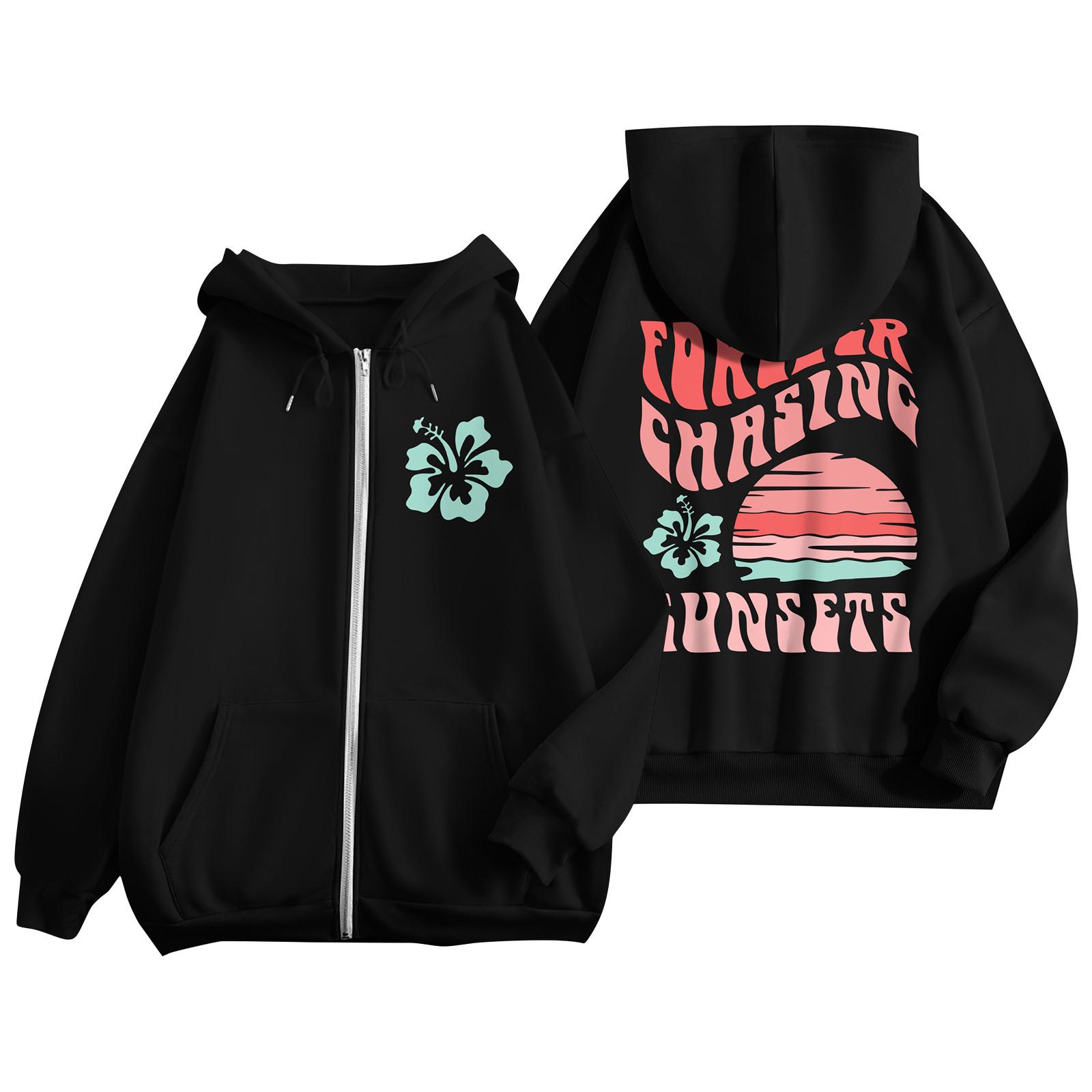 Женские толстовки на молнии для девочек-подростков, свитшот с цветочным принтом, одежда, повседневная куртка на шнурке с карманами S
Женские толстовки на молнии для девочек-подростков, свитшот с цветочным принтом, одежда, повседневная куртка на шнурке с карманами S