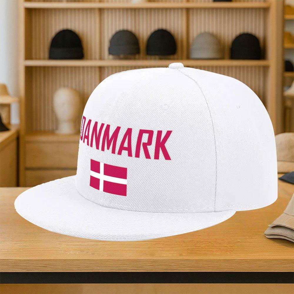 Denmark Danemark Flag Graphic Flat Brim Snapback Cap Polyester Adjustable Casual Adult Headwear One Size
Denmark Danemark Flag Graphic Flat Brim Snapback Cap Polyester Adjustable Casual Adult Headwear One Size