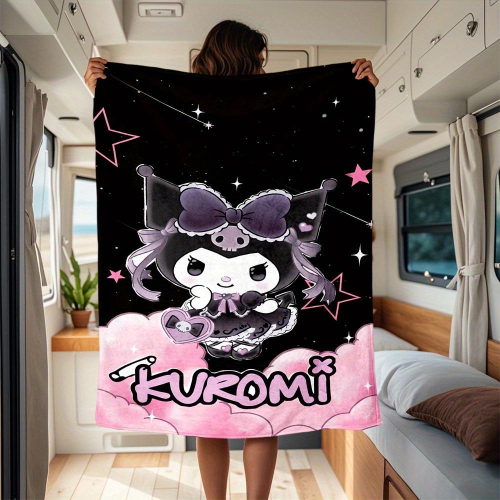 1pc Cute, Gothic, Kuromi RV flannel blanket, pattern printed blanket, sofa bed couch car office camping travel warm comfortable soft blanket 130x150cm
1pc Cute, Gothic, Kuromi RV flannel blanket, pattern printed blanket, sofa bed couch car office camping travel warm comfortable soft blanket 130x150cm