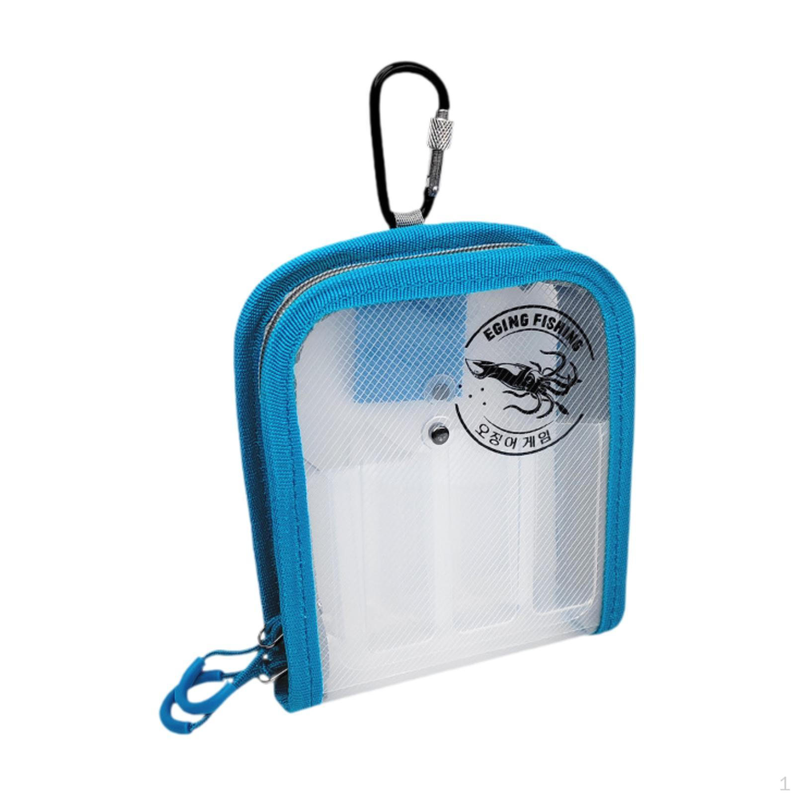 Bait Organizer Squid Bag with Carabiner Jig Lure Hooks Storage Fishing Tackle Case синій
Bait Organizer Squid Bag with Carabiner Jig Lure Hooks Storage Fishing Tackle Case синій
