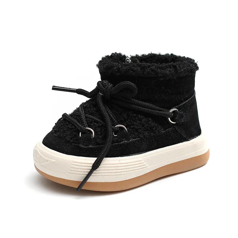 High quality Baby Fur Boots Fashion Cross-tied Shoelace Toddler Short Boots Fluffy New Newborn Outdoor Walking Shoes Kids F10111 15 чорний
High quality Baby Fur Boots Fashion Cross-tied Shoelace Toddler Short Boots Fluffy New Newborn Outdoor Walking Shoes Kids F10111 15 чорний