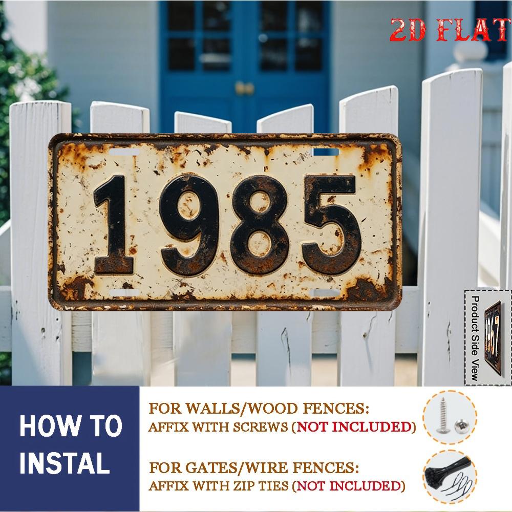 D Flat pc Vintage Retro Metal Wall Sign Aluminum cm x cm (pc) Classic Year Decoration with PreDrilled 15x30cm(5.9x7.8inch)
D Flat pc Vintage Retro Metal Wall Sign Aluminum cm x cm (pc) Classic Year Decoration with PreDrilled 15x30cm(5.9x7.8inch)
