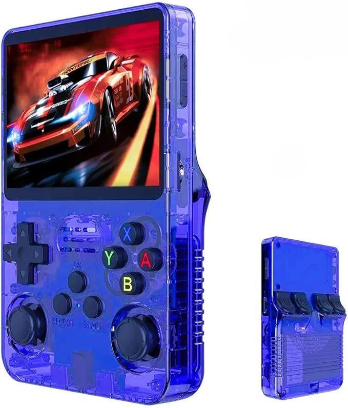 Портативна ігрова консоль з відкритим вихідним кодом R36S Ретро емулятор GBA/PSP/FC Портативна ретро ігрова система 64G синій
Портативна ігрова консоль з відкритим вихідним кодом R36S Ретро емулятор GBA/PSP/FC Портативна ретро ігрова система 64G синій