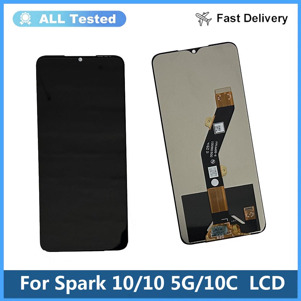 LCD Screen and Digitizer Full Assembly For Tecno Spark 10 5G KI8
LCD Screen and Digitizer Full Assembly For Tecno Spark 10 5G KI8