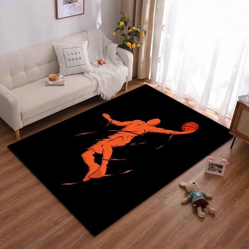 Basketball Player Silhouette Design Carpet in Black and Orange Suitable for use as an anti-slip for living room bedroom sofas 40x60cm( 15x23in )
Basketball Player Silhouette Design Carpet in Black and Orange Suitable for use as an anti-slip for living room bedroom sofas 40x60cm( 15x23in )
