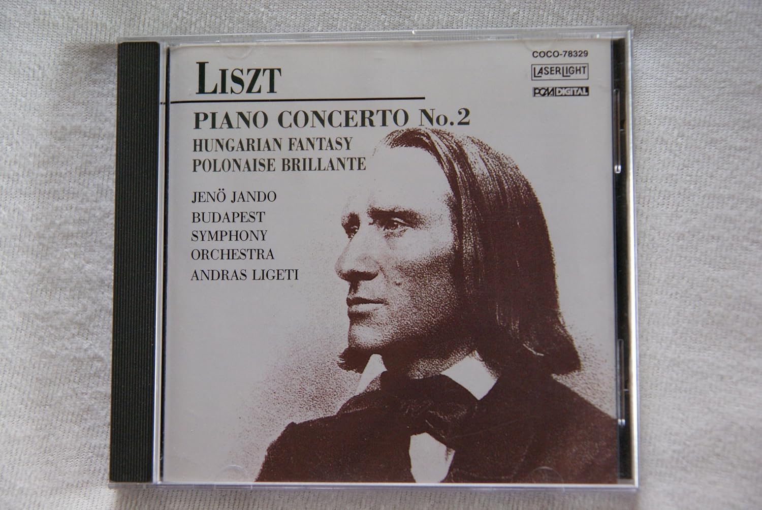 CD JANDO (JENE), LISZT, WEBER, LIGETI - Liszt: Piano Concerto No. 2 I COCO78329 Japan ObiClassical Used
CD JANDO (JENE), LISZT, WEBER, LIGETI - Liszt: Piano Concerto No. 2 I COCO78329 Japan ObiClassical Used