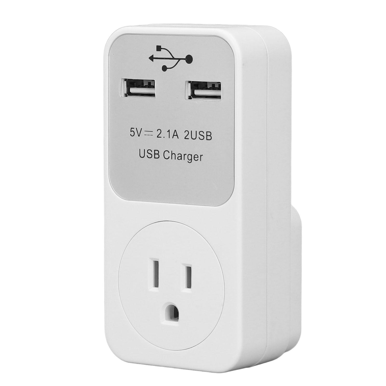 USB Power Adapter 5V 2.1A USB Charging Socket Travel Power Converter 15A 1800W Output 120V 60Hz US Plug белый
USB Power Adapter 5V 2.1A USB Charging Socket Travel Power Converter 15A 1800W Output 120V 60Hz US Plug белый