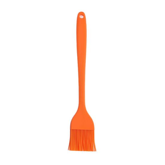 Silicone Kitchen Basting Brush Heat Resistant Non-Stick Seamless BBQ Brush Dishwasher Safe Food Grade Cooking Brush for Baking Grilling помаранчевий
Silicone Kitchen Basting Brush Heat Resistant Non-Stick Seamless BBQ Brush Dishwasher Safe Food Grade Cooking Brush for Baking Grilling помаранчевий
