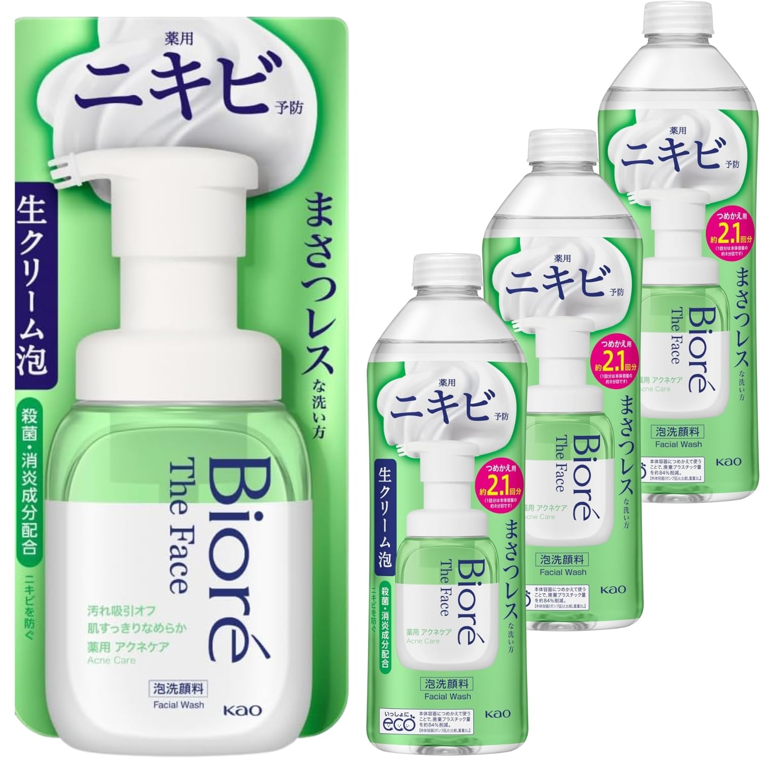 Biore The Face Acne Care основной блок сменный 340 мл бонус включен 1 основной блок 3 сменных блока набор + + +
Biore The Face Acne Care основной блок сменный 340 мл бонус включен 1 основной блок 3 сменных блока набор + + +