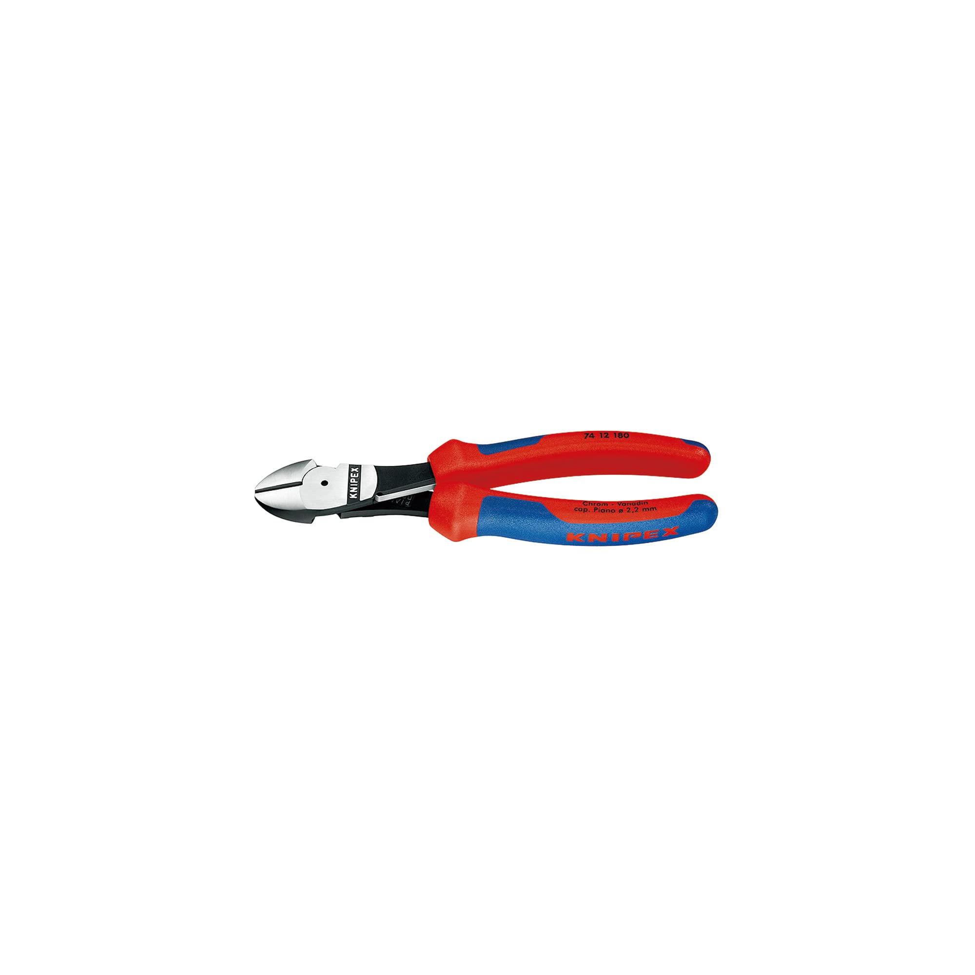 Knipex 74 12 180 SB Высокопрочные диагональные кусачки 7,09 с открывающей пружиной в блистерной упаковке
Knipex 74 12 180 SB Высокопрочные диагональные кусачки 7,09 с открывающей пружиной в блистерной упаковке