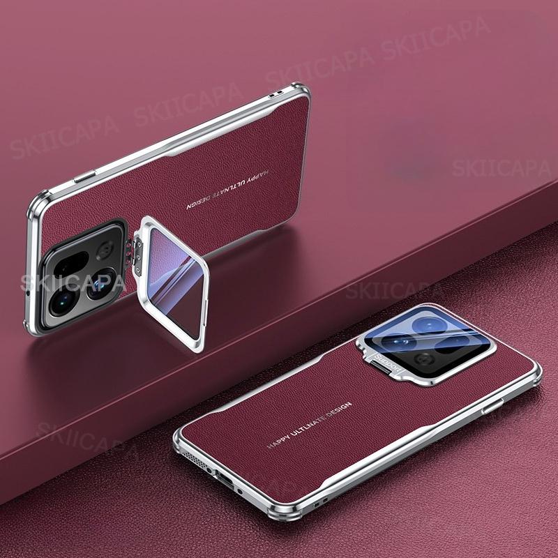 Glass Lens invisible Bracket Case For OPPO Find X9 Pro Four Corners Anti-drop Plain Leather Phone Cover Bumper For Find X9Pro OPPO Find X9 Pro
Glass Lens invisible Bracket Case For OPPO Find X9 Pro Four Corners Anti-drop Plain Leather Phone Cover Bumper For Find X9Pro OPPO Find X9 Pro