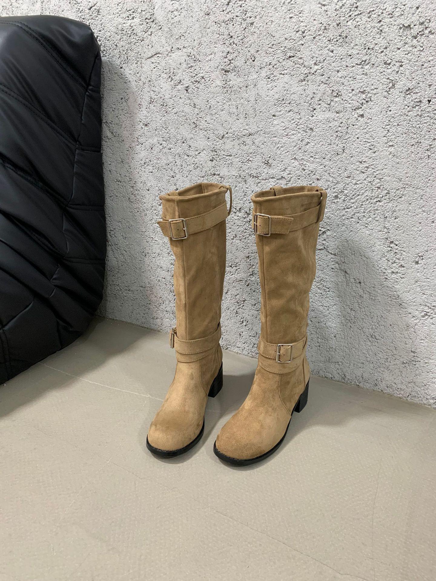 Retro belt buckle thick heel high boots women s 2025 autumn and winter square head but knee boots knight boots pile boots women 39 хакі
Retro belt buckle thick heel high boots women s 2025 autumn and winter square head but knee boots knight boots pile boots women 39 хакі
